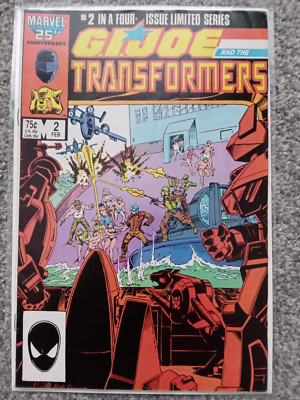 G.I. Joe and The Transformers # 2 in a Four Issue Series Feb 1987 Marvel Comics