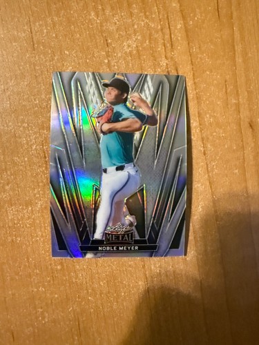2024 Leaf Metal - Noble Meyer - Silver Prismatic Refractor #d /185 - 第 3/6 張圖片
