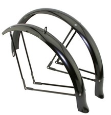 26" Fender Set Flared Standard Balloon 80mm Matte Black.