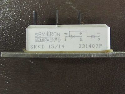 SEMIKRON SKKD 15/14 RECTIFIER DIODE MODULE 