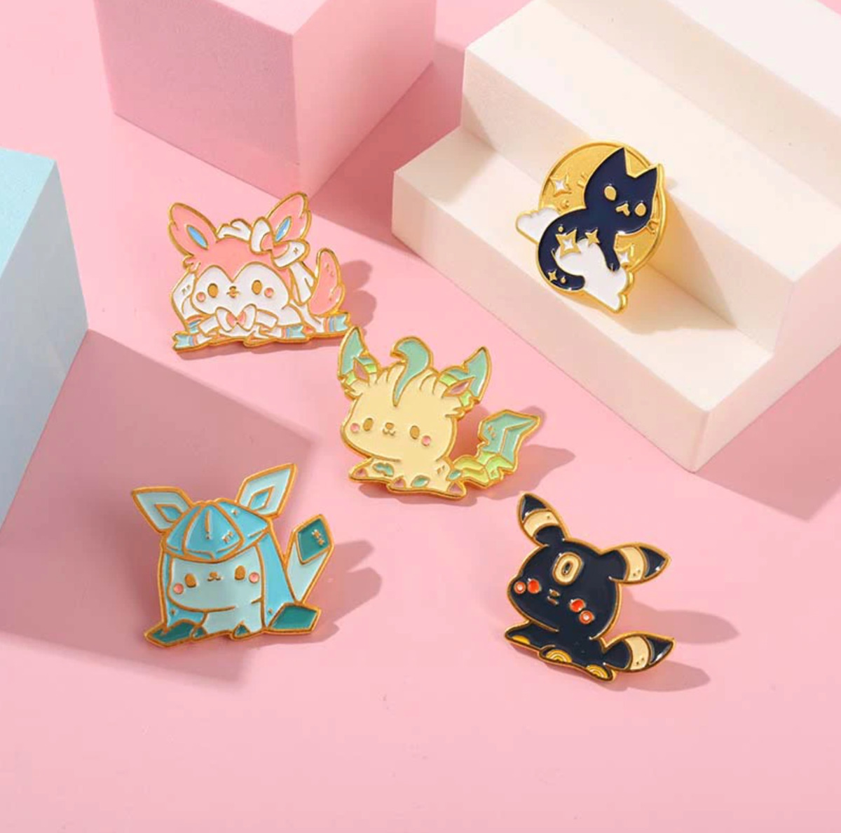 Shiny Eeveelutions Chibi Charms