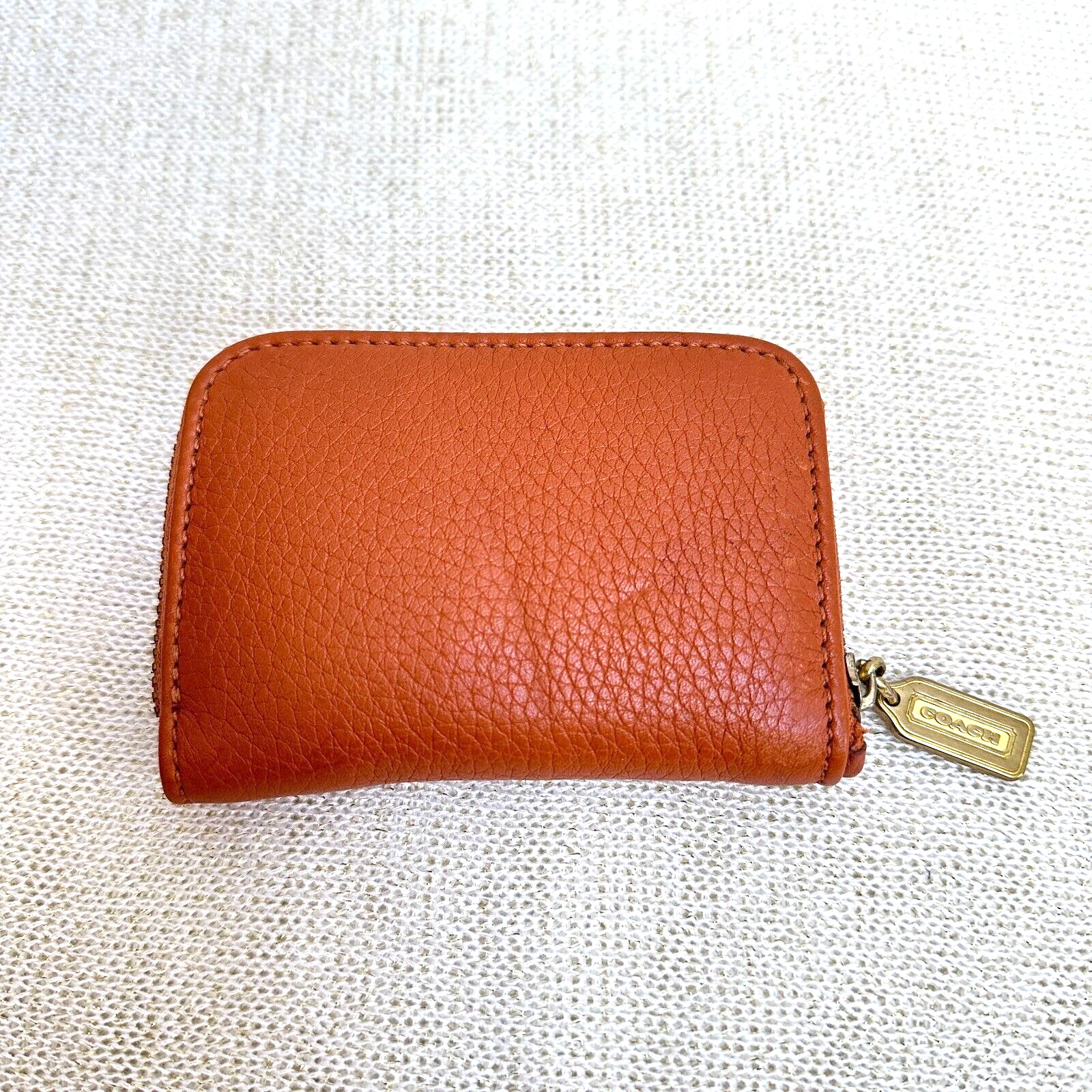 Vintage COACH Sonoma Coin Case 4978, Saddle (Light Br… - Gem