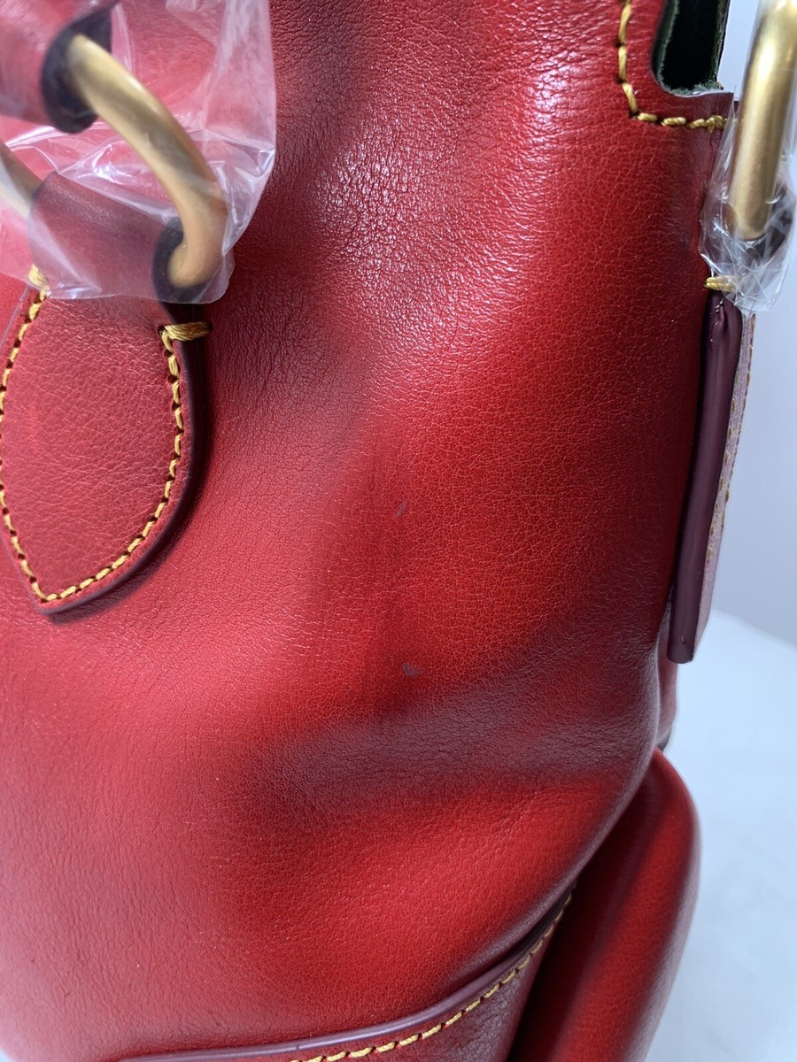 Dooney & Bourke Florentine Satchel 38 Red Color | eBay
