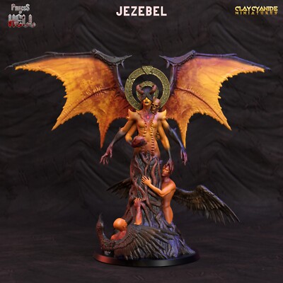 Oberste Sukkubus Miniatur Verführerin Jezebel fürRPG wie D&D 5e Pathfinder DSA