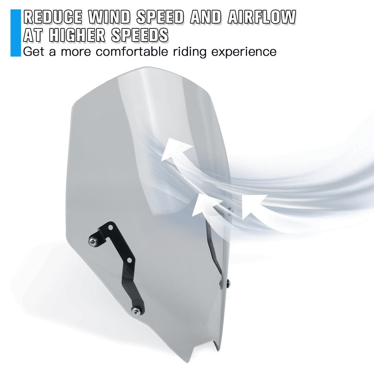 For Kawasaki Z500 SE ABS 2024-2026 Front Windshield Windscreen