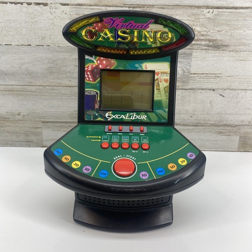 Vintage Excalibur 5 In 1 Deluxe Virtual Casino Black Jack Poker Slots - 第 1/6 張圖片