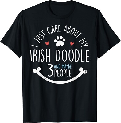 I Just Care About My Irish Doodle Gift Unisex T-Shirt