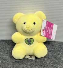 Way To Celebrate Valentines Yellow Gummy Bear 6" Plush Stuffed Animal