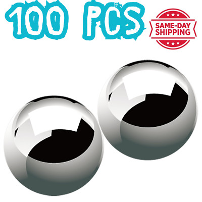 100 Pcs 9 MM Precision Chrome Steel Bearing Balls AISI 1010 G1000
