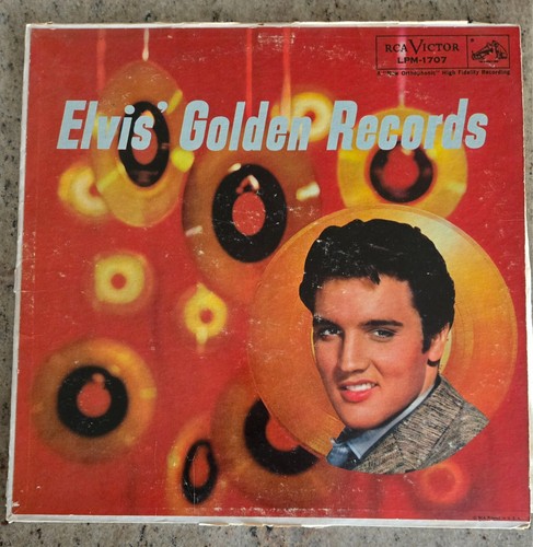 Elvis Presley Golden Records 1958 12” LP-Ultrasonic Clean TESTED VG+