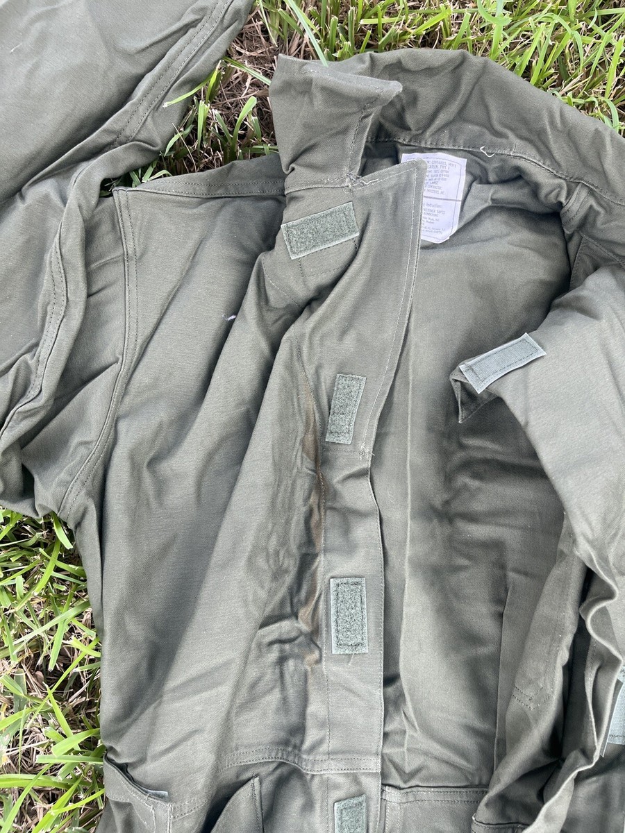 USGI Utility Mechanics Coverall Cotton Sateen Type 1 OD Green Size