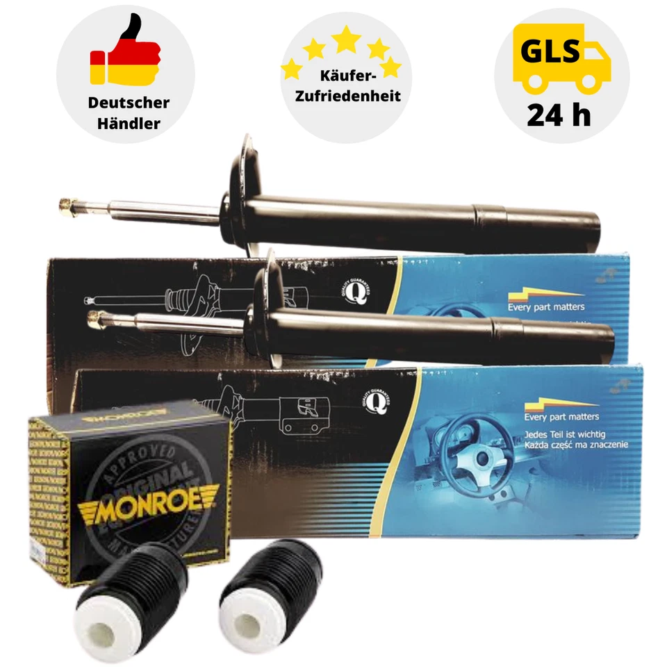 2x Stoßdämpfer vorne Protection Kit von Monroe für Bmw 5 E39 Stufenheck Touring