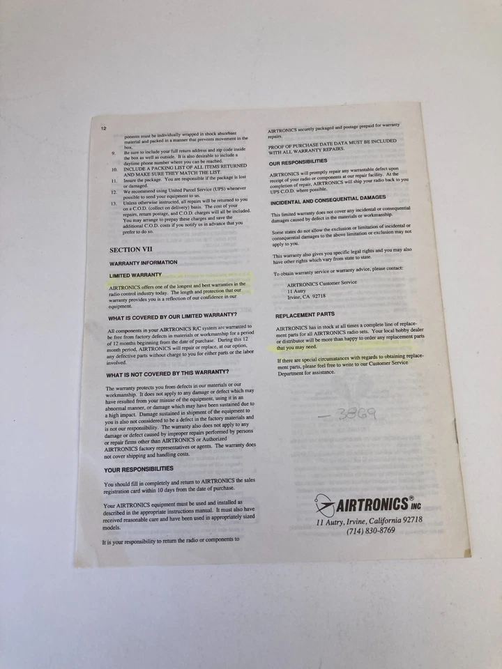 Vintage RC Airplane Airtronics Fundamentals and Carburetor Basics Manuals - Image 2 of 4