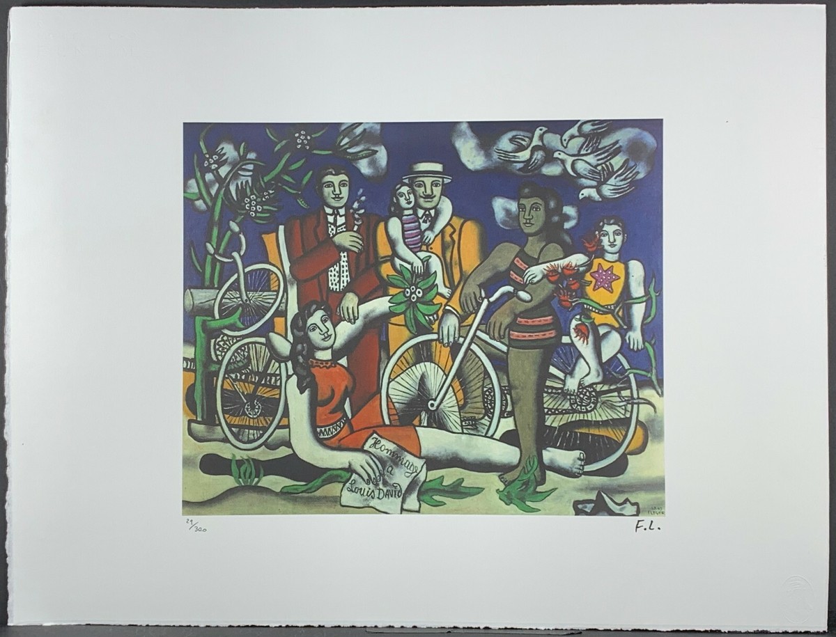FERNAND LÉGER * 50 x 70 cm * signed lithograph * limited # 29/300