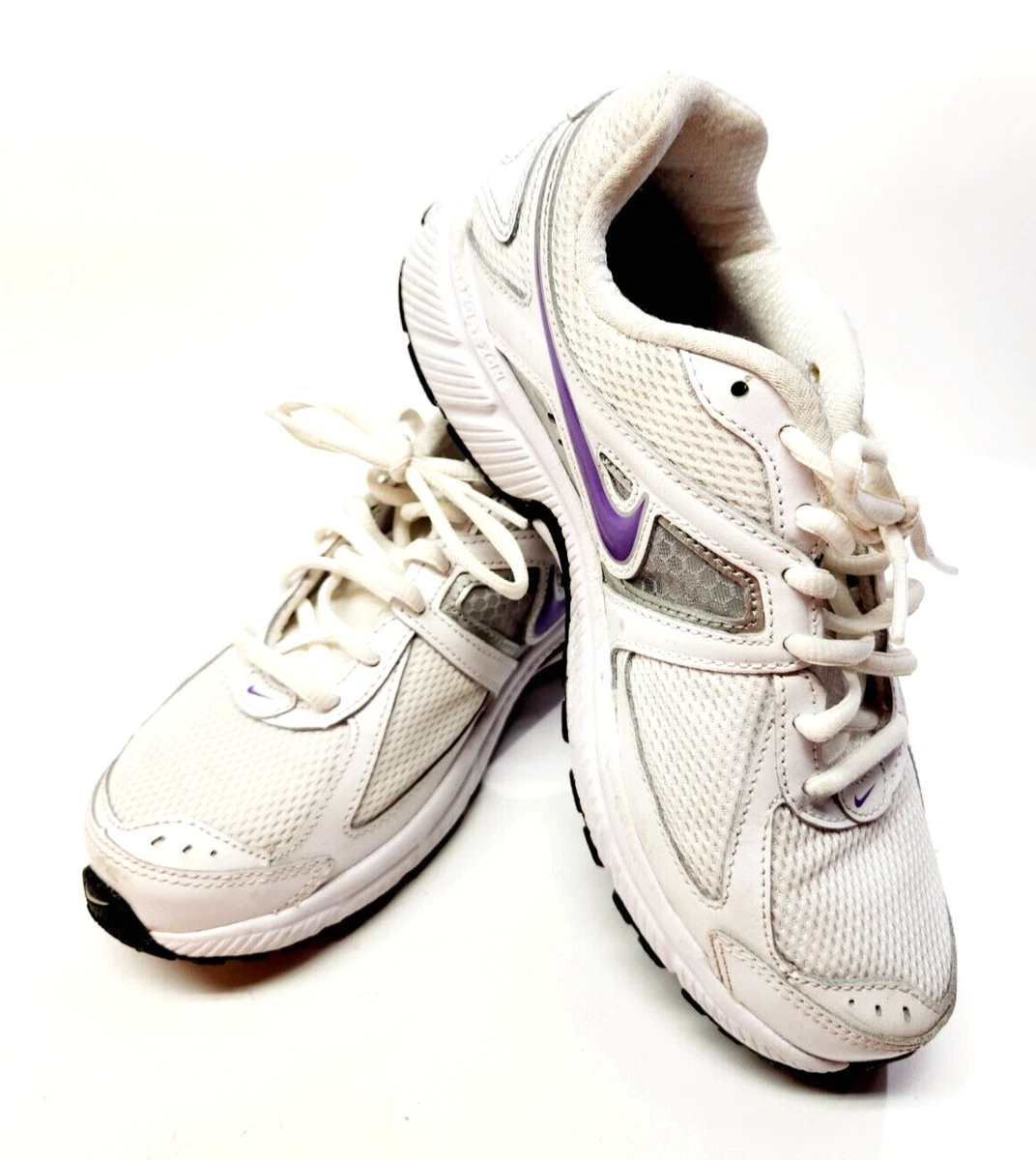 verstoring Slagschip Bloody Nike Dart 9 Support Zone Running Shoes Sneakers Women&#039;s Size 7.5 White  &amp; Purple | eBay