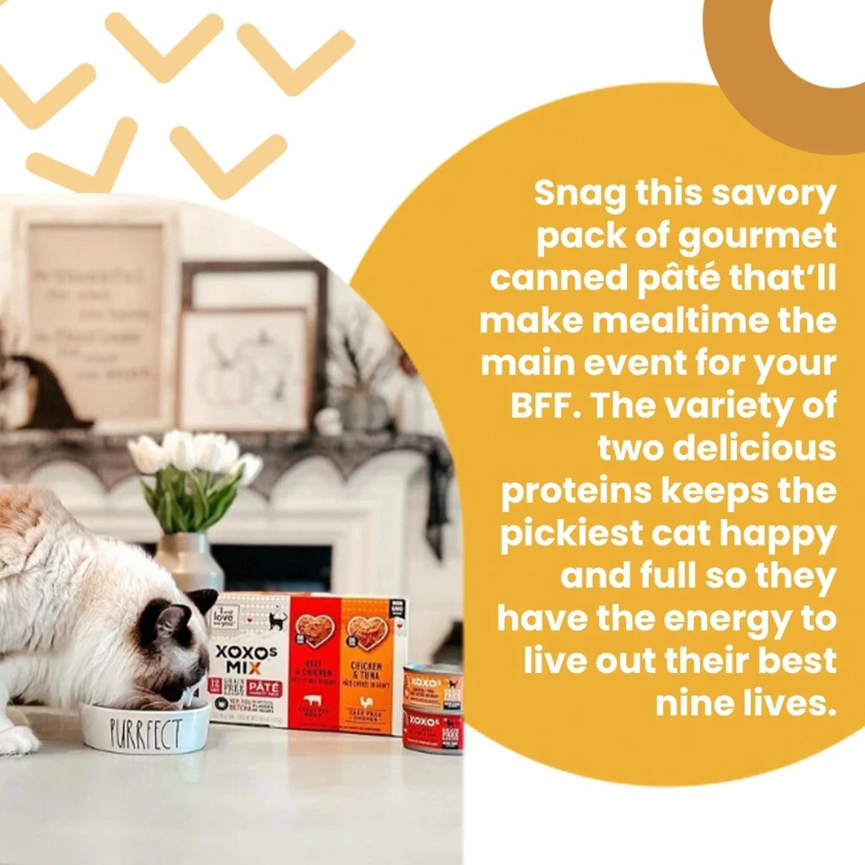 "I and love and you" XOXOs, Whitefish, and Tuna Pate' Canned Wet Cat Food - Image 3 of 4