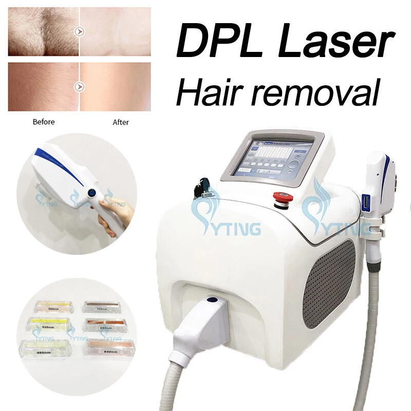DPL SHR ipl beauty machine OPT IPL hair removal skin rejuvenaiton 600000 shots