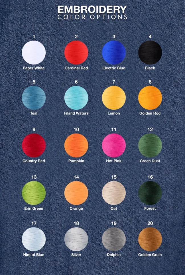 NEW Embroidered GAME Apparel Men's 1950 Denim Chore Coat Personalized Gift - Image 3 of 4