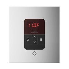 Mr Steam iTempo Square Steam Shower Control and Steamhead in Polished Chrome