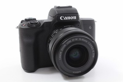Canon EOS M50 15-45mm Kit schwarz, sehr guter Zustand, 1000 Auslösungen