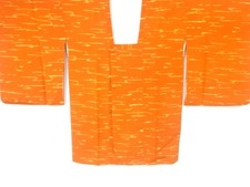 7229991: JAPANESE KIMONO / VINTAGE MICHIYUKI COAT / SILK / ABSTRACT