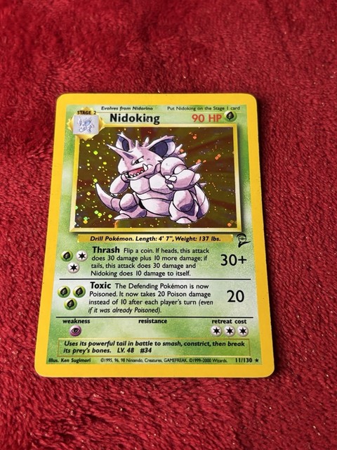 Nidoking #11 (Base Set 2)