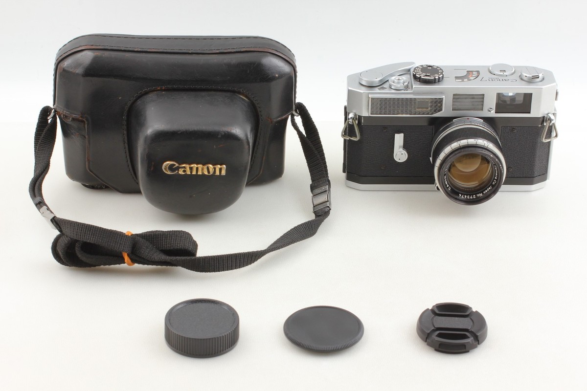 Near MINT + Case] Canon Model 7 Film Camera 50mm f1.8 Lens