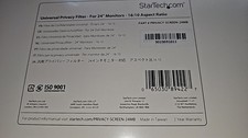 StarTech 16:10 Display Blickschutzfolie Displ...