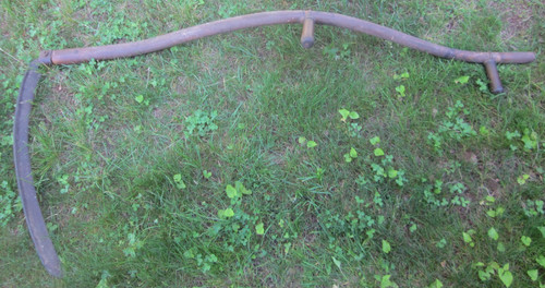 satisfactory scythe w/ grass blade for weeds and grass