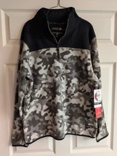 Canada Weather Gear - Grey Camo Fleece - Size Medium