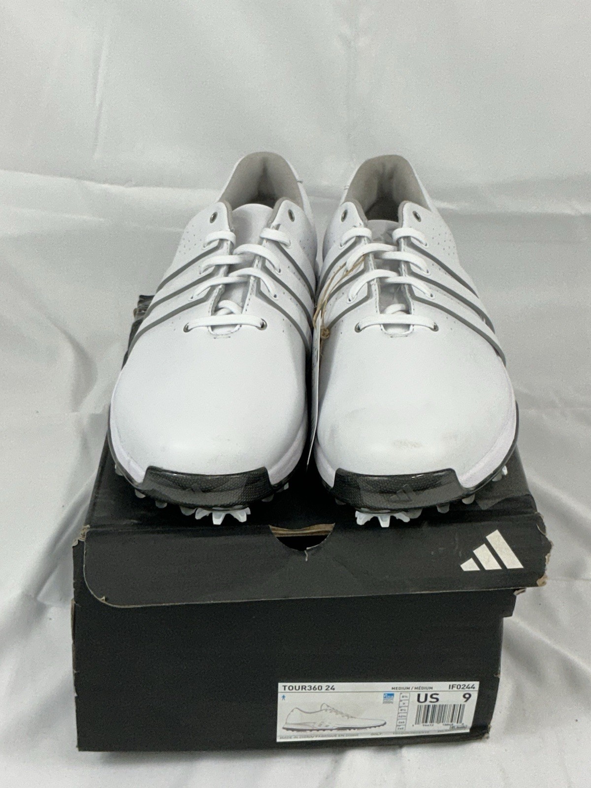 Shoes Cleats Size 9 White With Box