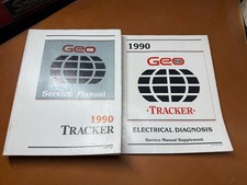 1990 Geo Tracker Oem Service Manual Electrical Diagnosis Supplement