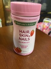 Nature's Bounty Optimal Solutions Hair, Skin Nails Gummies - 40ct EXP 10/26