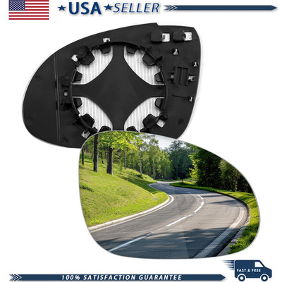 Right Heated Mirror Glass VW Golf GTI MK5 Rabbit 2006-2009, Passat Jetta 2005-20