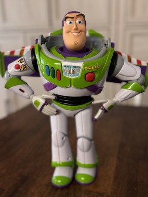 Rare  Vintage Thinkway Toys Buzz Lightyear-Toy story 2-Interactive Talking WORKS