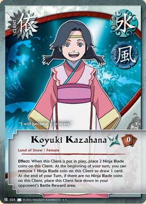 Koyuki Kazahana - C-024 - Rare - 1st Edition - Wavy Foil Eternal