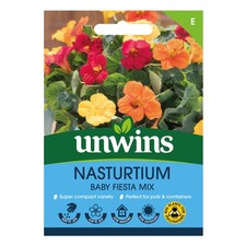 Nasturtium Baby Fiesta Mix | Unwins Easy To Grow Seeds