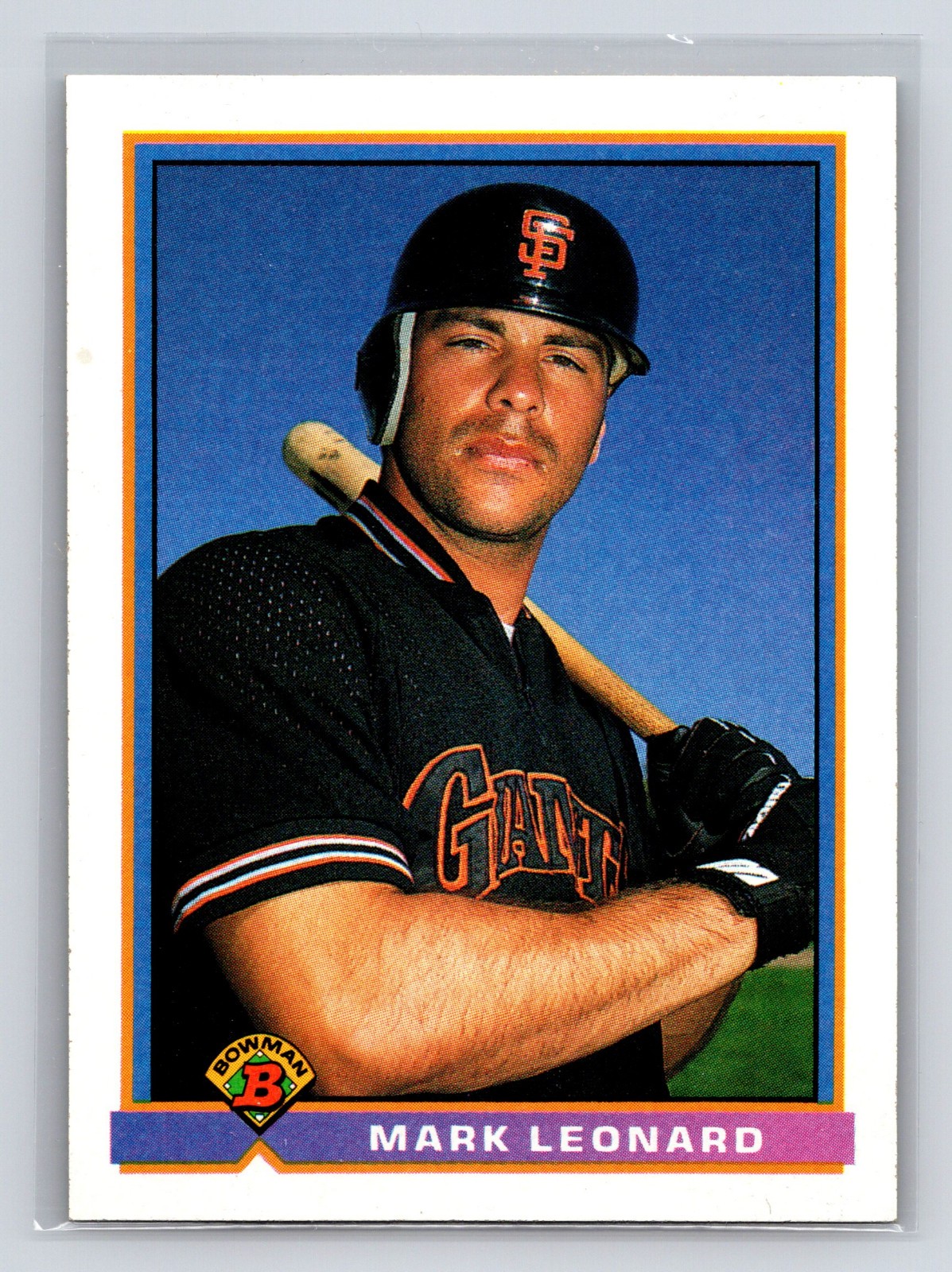 1991 Bowman #624 Mark Leonard San Francisco Giants Baseball Card