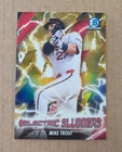 2026 Bowman Chrome Electric Sluggers Mike Trout Gold Refractor 47/50 Card #ES-25