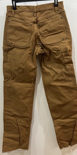 VF Imagewear Canvas Pants Utility Double Knee Workwear Carpenter Men 36 Unhemmed - Picture 2 of 17