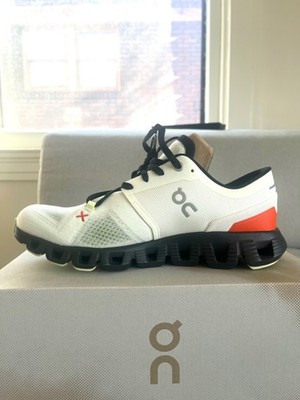 ON Cloud X3 Men's Size 7, Ivory / Flame, NEW IN BOX (Never tried on) - Deadstock