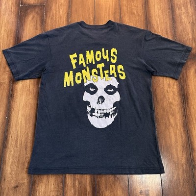 Vintage 90s Misfits Famous Monsters T-Shirt Large Mexican Bootleg