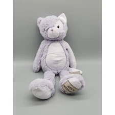 Demdaco Purple Cat Lift the Spirit Plush "Let's Explore" Floppy Stuffed 14" HTF