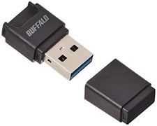 Buffalo USB3.0 microSD-only compact card reader black BSCRM100U3BKfrom JP