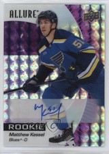 2023 Upper Deck Allure Rookies Purple Diamond 7/10 Matthew Kessel #124 Auto c7o