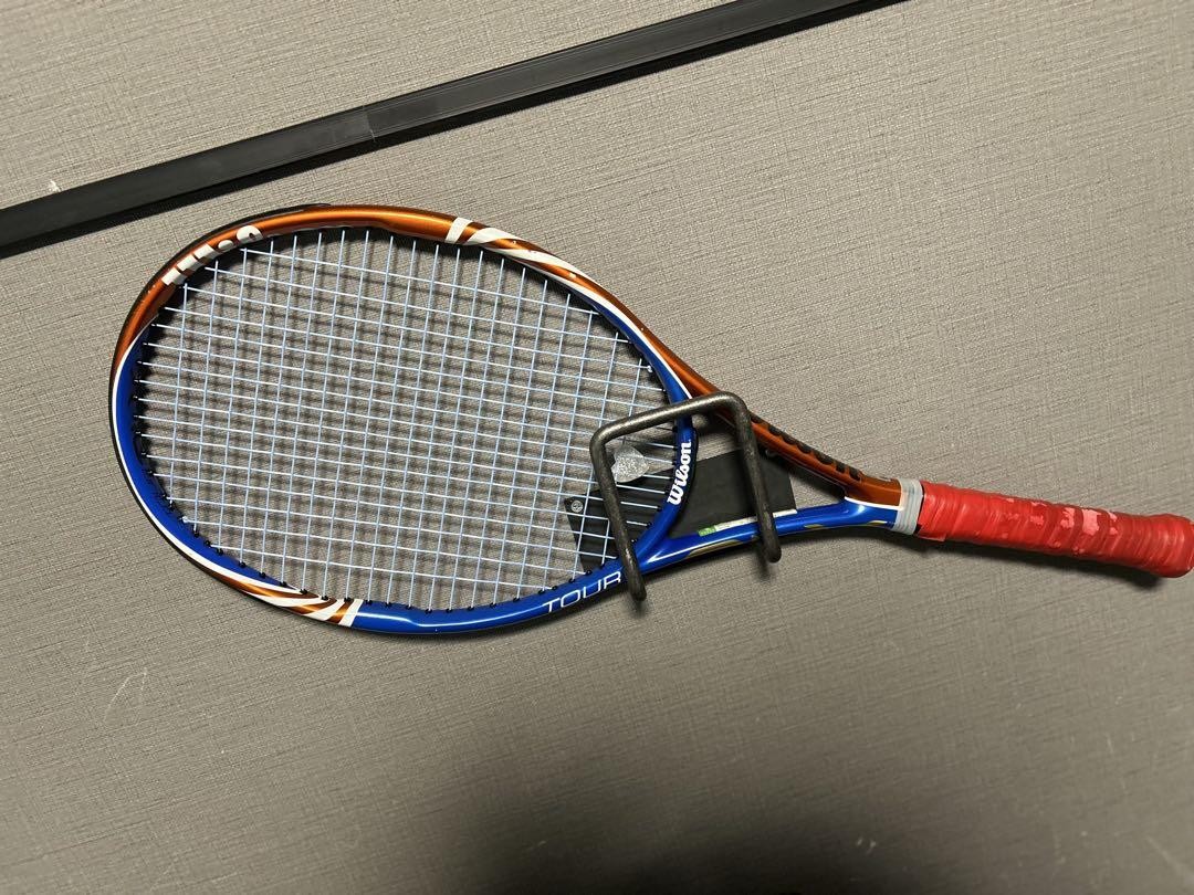 wilson - 美品／ウィルソン『ツアーTOUR BLX 105』テニスラケット／オレンジブルー wilson - 美品／ウィルソン『ツアーTOUR BLX 105』テニス