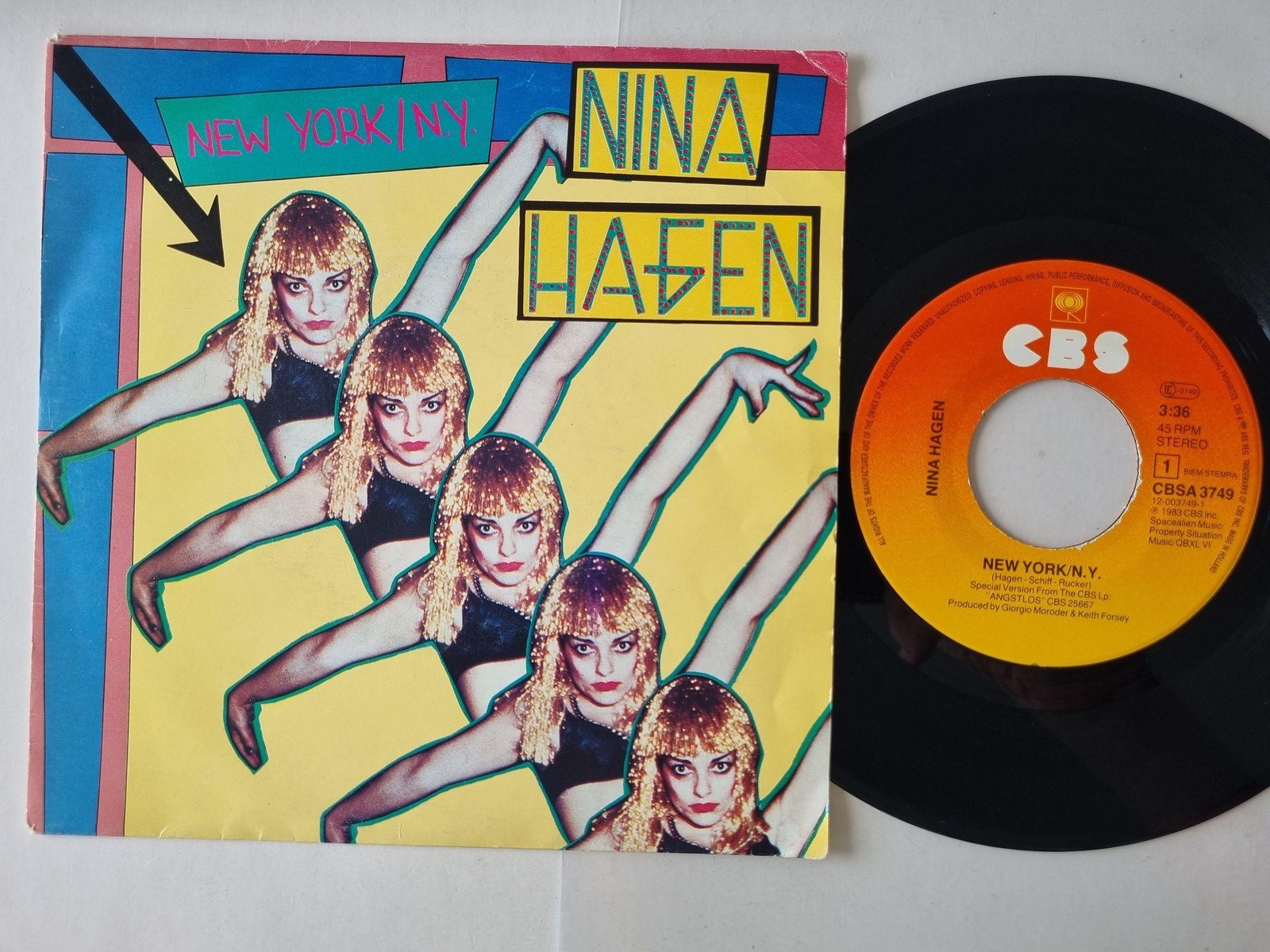 Nina Hagen - New York / N.Y. 7'' Vinyl Holland