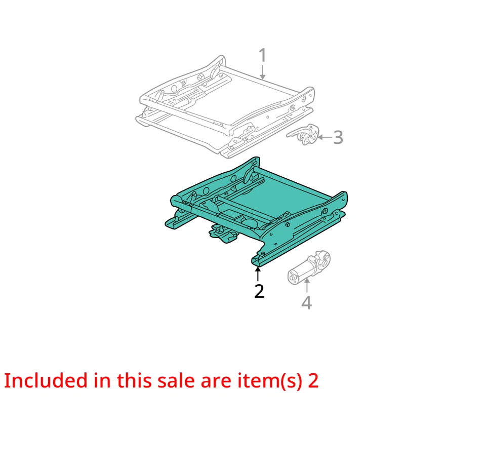 AJUSTADOR ASM D/SEAT VERT 22704448 SATURN L300 L200 2000-2005 - NUEVO OEM Foto 2 de 3