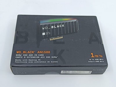 WD BLACK AN1500 1TB NVMe AIC SSD PCIe 3.0 x8 RGB 6500MB/s WDS100T1X0L _0,4_6