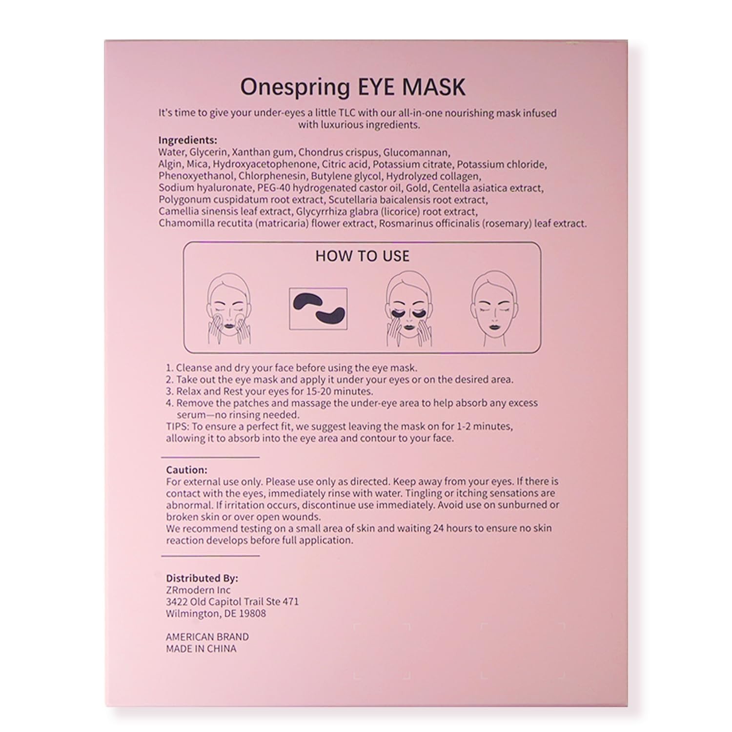 Hydrating Under Eye Masks - 24K Gold & Botanical Extracts for Puffiness Relief